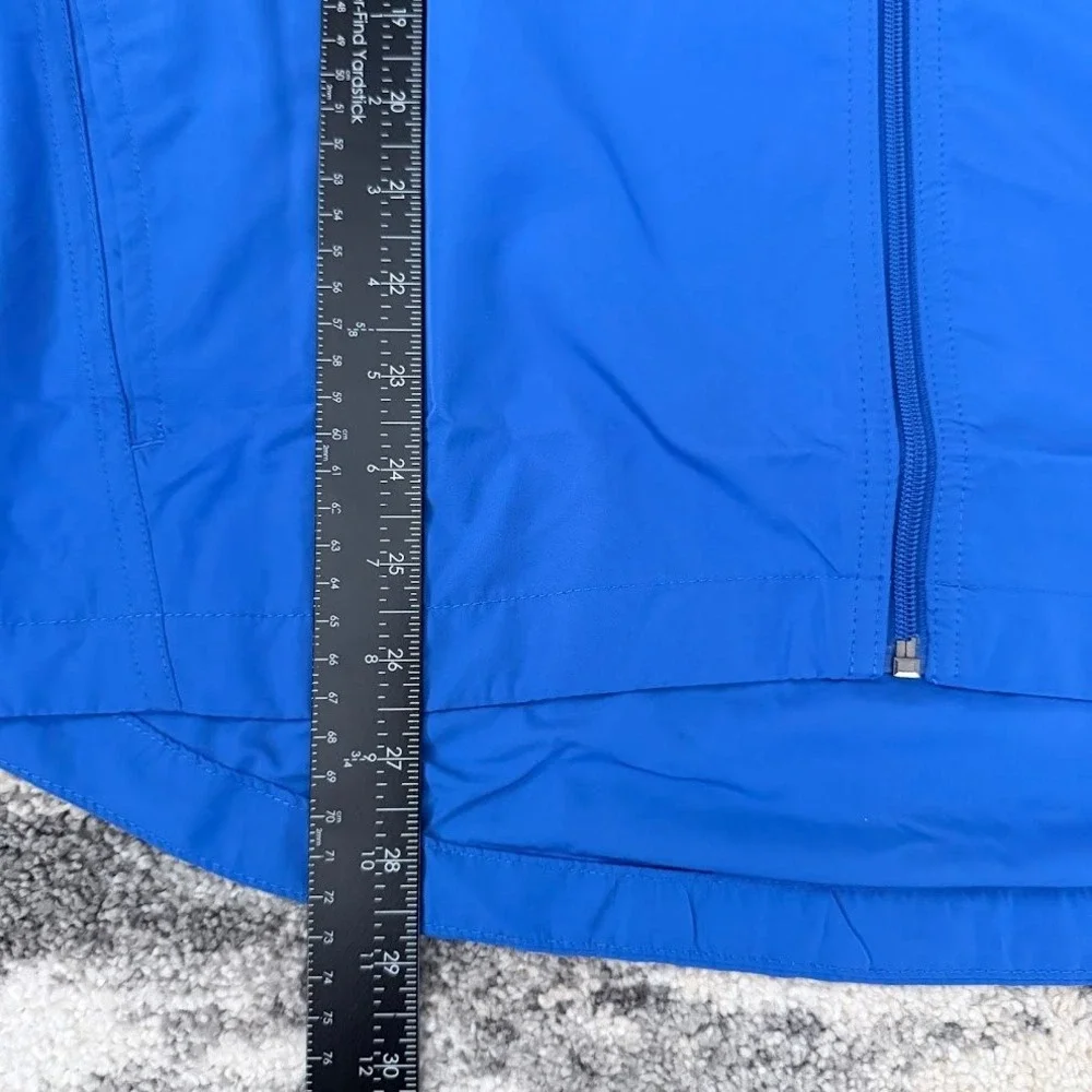 Hurley Mens Exist Brushed Poly‎ Full Zip Size M Windbreaker Blue HSP21VMJ-01939